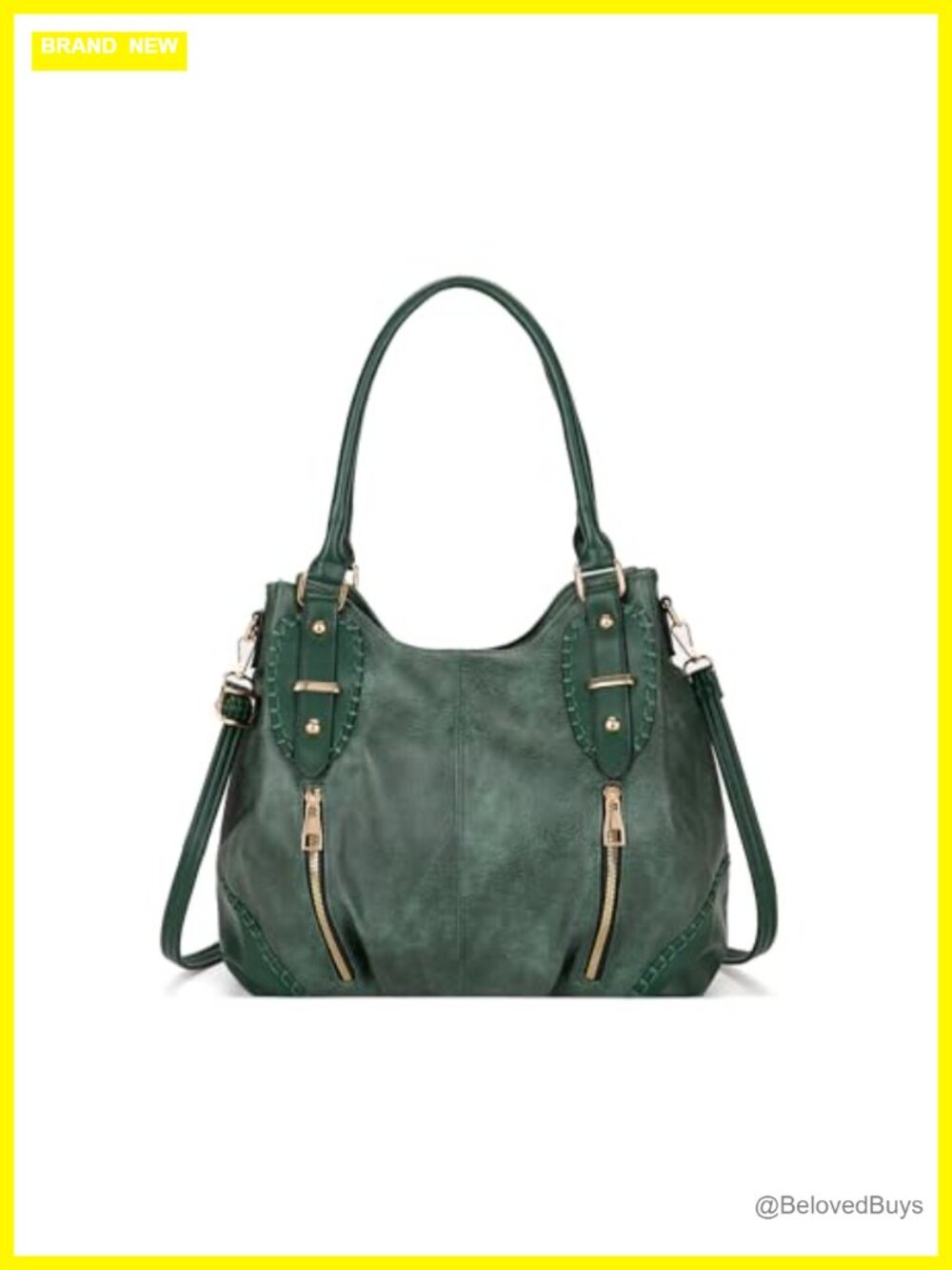 Vintage PU Hobo Tote Bag, Satchel Purse with Strap Women